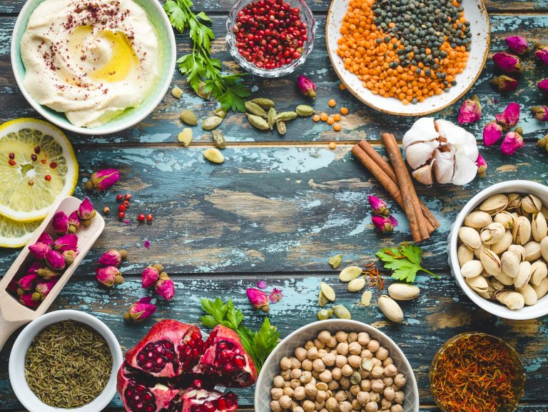 Arab ingredients for middle eastern food